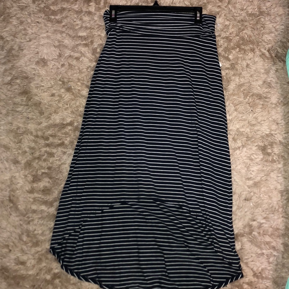 High-low columbia skirt